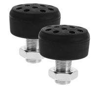 VICASKY 2 pièces Patins à roulettes Butées Orteils Caoutchouc Réglables Double Rangée pour Système de Frein Accessoires de Remplacement pour Roller Intérieur et Extérieur Stabilité