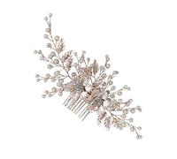 VICASKY 2 Pièces Peigne à Cheveux Décoratif Perles Accessoire Mariage Élégant et de Tête pour Coiffure Nuptiale de pour Style et