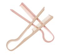 VICASKY 2 Pièces Peigne à Cheveux Raide Peigne Dent Pour Lissage Mise En Forme Femme Redresser Style Peignes De Séparation Mélange Partie Double Ratissage Démêler