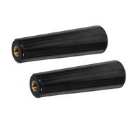 VICASKY 2 Pièces Poignée Isolée en Bakélite M8 pour Barbecue Rotatif, Manche Résistant la Chaleur, Accessoire Pratique pour Camping et Grillades en Extérieur