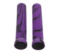 VICASKY 2 Pièces Poignées de Guidon en Caoutchouc pour Vélo Pourpre, Résistantes aux Dommages, Confortables, avec Bouchon de Guidon, pour VTT et Trottinette