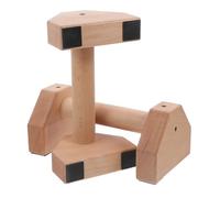 VICASKY 2 Pièces Poignées de Hêtre Antidérapantes Support Robuste pour Entraînement Force Barres Parallèles Polyvalentes Intérieures et Extérieures Lot