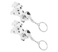 VICASKY 2 pièces Porte-clés Commémoratif Chien Boîte Souvenir Transparente pour Poils Animaux Accessoire de Rangement et Urne Funéraire Cadeau Mémorial pour Amoureux des Animaux