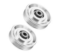 VICASKY 2 pièces Poulie de Fitness Aluminium Roue de Remplacement pour Équipement de Musculation Compatible Appareils Installation Facile Sécurité Renforcée