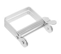 VICASKY 2 pièces Presse-tube Manuel Acier Inoxydable Outil Robuste pour Dentifrice Crème et Teinture Capillaire Accessoire Polyvalent Anti-gaspillage pour Salle de Bain et Voyage