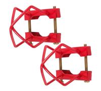 VICASKY 2 Pièces Protection de Tête de Gicleur Incendie Support de Protection Intérieur Couverture Facile à Installer Couleur Visible pour Sécurité Incendie