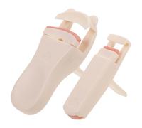 VICASKY 2 Pièces Recourbe Cils Portable Plastique avec Coussinets de Remplacement Outil Compact pour Curling Naturel pour Voyage Maquillage des Femmes Filles
