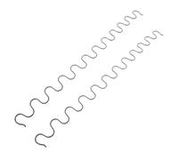 VICASKY 2 Pièces Ressorts Métalliques Argentés de Serpent pour Canapé, Installation Facile Support pour Siège, pour Réparation de Meubles Affaissés