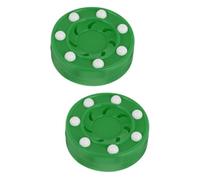 VICASKY 2 Pièces Roller Hockey Puck Palet de Hockey Route pour Entraînement et Jeu Surface Lisse Rondelle de Professionnelle pour Adultes