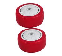 VICASKY 2 pièces roulettes Pivotantes Caoutchouc pour Chauffage de Terrasse Roues de Rechange Silencieuses Kit pour Installation Facile et Mobilité Fluide