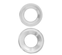 VICASKY 2 Pièces Round Stainless Steel Steamer Racks For Pot And Wok Versatile Cooking Steaming Rings For Home And Professional Use Stackable Steamer Plates With Even Heat Distribution