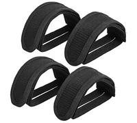 VICASKY 2 pièces Sangles Pédales Vélo Réglables Polyester Clips Orteils Confortables pour Adultes Maintien Sécurisé et Transfert Énergie Optimisé Accessoires Vélo Pied VTT Hommes