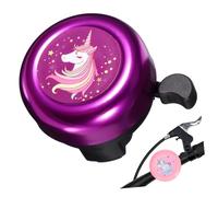VICASKY 2 Pièces Sonnette Licorne Garçon Fille et Rose Cloche pour Sécurité Route Compatible Standard Trottinette et Tricycle et Fort