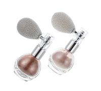 VICASKY 2 Pièces spray pailleté pulvérisateur Se maquiller corps spray à paillettes argentées briller pulverisateur cheveux surligneur de cheveux poudre de surbrillance bouteille en verre