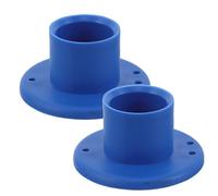 VICASKY 2 pièces Support de Tee de Golf Caoutchouc Bleu des Vibrations Adapté pour Simulateur et Practice Extérieur Accessoires de Golf Pratiques et Faciles à Installer