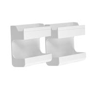 VICASKY 2 pièces Support Mural Adhésif pour Téléphone Portable et Rangement de Télécommande Lot de Organisateur Pratique pour Chargement à et Bureau