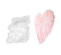 VICASKY 2 Pièces Tapis Cœur Pelucheux pour Photographie Produit Fond Photo et Créatif Accessoires Nail Art Acrylique Polyester Usage Personnel et Professionnel