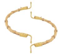 VICASKY 2 Pièces Teapot Handle Replacement Ergonomic Bamboo-shaped Rattan And Iron Accessories For Stovetop Use And Tea Party