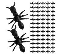 VICASKY 2 Sachets de Fourmis Noires Réalistes en PVC 1000 Mini Insectes Jouets pour Farces d'halloween et Décorations Figurines d'Insectes Miniatures pour Fêtes et Accessoires de Farces