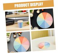 VICASKY 20 Ensemble Lot de Assiettes et Gobelets Jetables Colorés pour Fête Anniversaire Shower et Pique Design Arc Ciel Joyeux et pour Photos et Célébrations