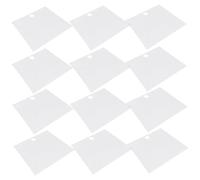 VICASKY 20 pièces Bavoir de Rasage Multifonctionnel pour Attraper Poils de Barbe de Lavabo pour Maison Salon Transparent
