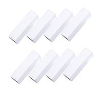 VICASKY 20 pièces Bloc Tampon Ongles Blanc Bloc Polissoir Éponge Faces pour Limage Ponçage et Lissage des Ongles Accessoire Prothésiste Ongulaire Outil Manucure Portable et Dense