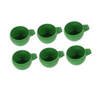 VICASKY 20 pièces Bol Alimentation pour Pigeons de Récipient Rond pour Nourriture et Eau Petit Format Accessoire pour Oiseaux