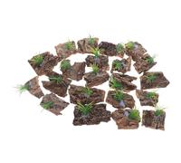 VICASKY 20 Pièces Cork Bark for Terrarium Reptile Tree Bark Decor Natural Aquarium Background Stable Climbing Hide for Lizards Snakes Turtles