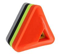 VICASKY 20 Pièces Disque D'entraînement de Football en PE Triangulaire | Marqueur Empilable à Surface Lisse, pour Exercices D'équipe et Terrains Extérieurs, Couleur Vive Couleur Aléatoire