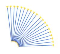 VICASKY 20 pièces Flèches Plastique avec Ventouses Garçon Fille Solide pour Garçons Filles Jeux à Intérieur Extérieur Anniversaire