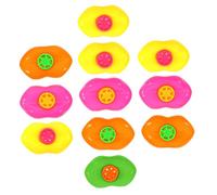 VICASKY 20 Pièces jeu de sifflet souffleurs sifflet d'halloween siffler la bouche goodies noel jouets d'ã©veil pochette jouets musicaux sifflets pour enfants sifflets à lèvres Green