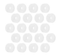 VICASKY 20 Pièces Joint de Valve de Pneu en Silicone Blanc pour Compresseur d'air