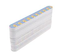 VICASKY 20 Pièces lime à ongles clou filer nail déposer Fichiers barre de meulage des ongles outil de manucure Accessoires de manucure