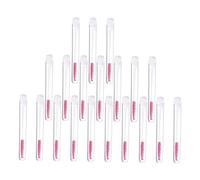 VICASKY 20 pièces Set de Tubes Mascara Vides avec Brosses Cils Réutilisables Outils pour Extension et Maquillage des Cils Fibres Synthétiques Durables Blanc