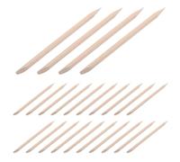 VICASKY 200 Pièces Bâtons Bois Double Face Repousse Cuticules Bois pour Manucure Pédicure Accessoires de Soin Ongles Sensibles Kit Précis pour Usage Domestique et Salon