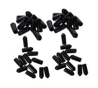 VICASKY 200 Pièces Embouts Caoutchouc Manchons De Rechange Pour Bandeaux Protecteurs De Cheveux De Remplacement Pour Accessoires De Cheveux