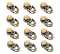 VICASKY 20pcs Crochets Métalliques en Alliage pour Lacets de Bottes, Accessoires Multifonctionnels pour Chaussures de Sport en Plein Air, Kit de Réparation Œillets pour DIY