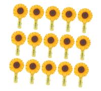 VICASKY 20pièces Accessoires De Cheveux Forme De Fleur De Tournesol Barrettes Et Clips Alligator Pour Filles Pour Événements Et Décorations De Cheveux