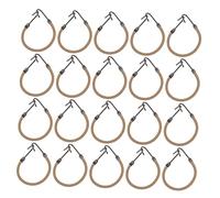 VICASKY 20pièces Attaches Queue Élastiques Pour Chignons De à Cheveux Couleur Abricot Accessoires Pratiques Pour Coiffures Boudins Et Tresses Pour Types De Cheveux