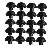 VICASKY 20pièces Boutons De Minuterie Rotatifs Plastique Remplacement De Boutons De Contrôle De Vitesse Pour Ventilateur Électrique Pour Usage Domestique Et Professionnel
