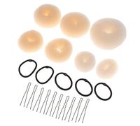 VICASKY 22 Pièces Coiffure Support De Chignon à Cheveux Porte-chignons Pour Les Cheveux Des Femmes Fabricant De Chignons Chignon Pour Cheveux Beignet Petit Chignon Beignet Beige