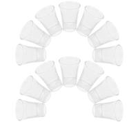 VICASKY 24 Mini Coupes de Communion en Verre Transparent 15 Ml Ensemble de 24 Pièces pour Dégustation de Whisky et Cérémonies Religieuses Verres à Liqueur Réutilisables pour Réunions