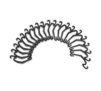 VICASKY 24 pièces Clips de Fixation pour Cage Animaux Attaches Robustes pour Lapin Hamster et Chiot Accessoires Durables pour Cage de Transport et Enclos Installation Facile pour Sécurité