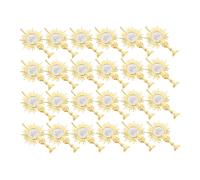 VICASKY 24 pièces Décorations Topper Lumière Sainte pour Fête Religieuse Ornement Église Accessoires Décoratifs pour Gâteaux Ambiance Festive Chrétienne 24 pcs 325 Pouces