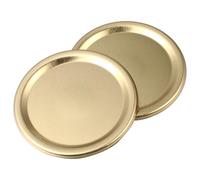 VICASKY 24 pièces Lot de Couvercles pour Bocaux de Conserve Étanches et Hermétiques avec Joint pour Pot de Confiture et Verrine Protection Fuite et Chaleur