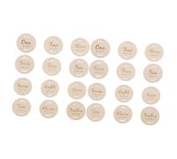 VICASKY 24pièces Cartes De Cartes De Milestones Pour Photographie De Plein Lune Souvenirs De Naissance Et Mois Anniversaire
