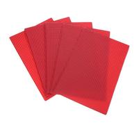 VICASKY 25 en Plastique Rouge Modèles Réalistes pour Maquettes Décorations Micro-Paysage et Tables de Sable Accessoires pour Bâtiments Miniatures