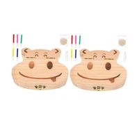 VICASKY 2ensemble Boîte à Dents Avec Pince Souvenir Premières Dents Pour Et De Naissance Ou Anniversaire