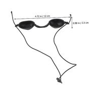 VICASKY 2ensemble Cache-œil Pour Lunettes De Sécurité Ipl Protection Oculaire Ipl Lunettes Cache-œil Lot De Noir Avec Étui De Rangement