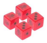 VICASKY 2ensemble Dés De Jeu Classiques Plastique Lot de Dés Grands pour Jeux De Société Échecs Et Loisirs Plein Air